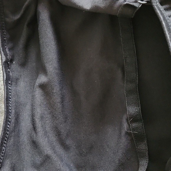 Poof, Sz Sm, Black w 2" of Silver Sequins, Straps Stretch & Adjust - Picture 6 of 7